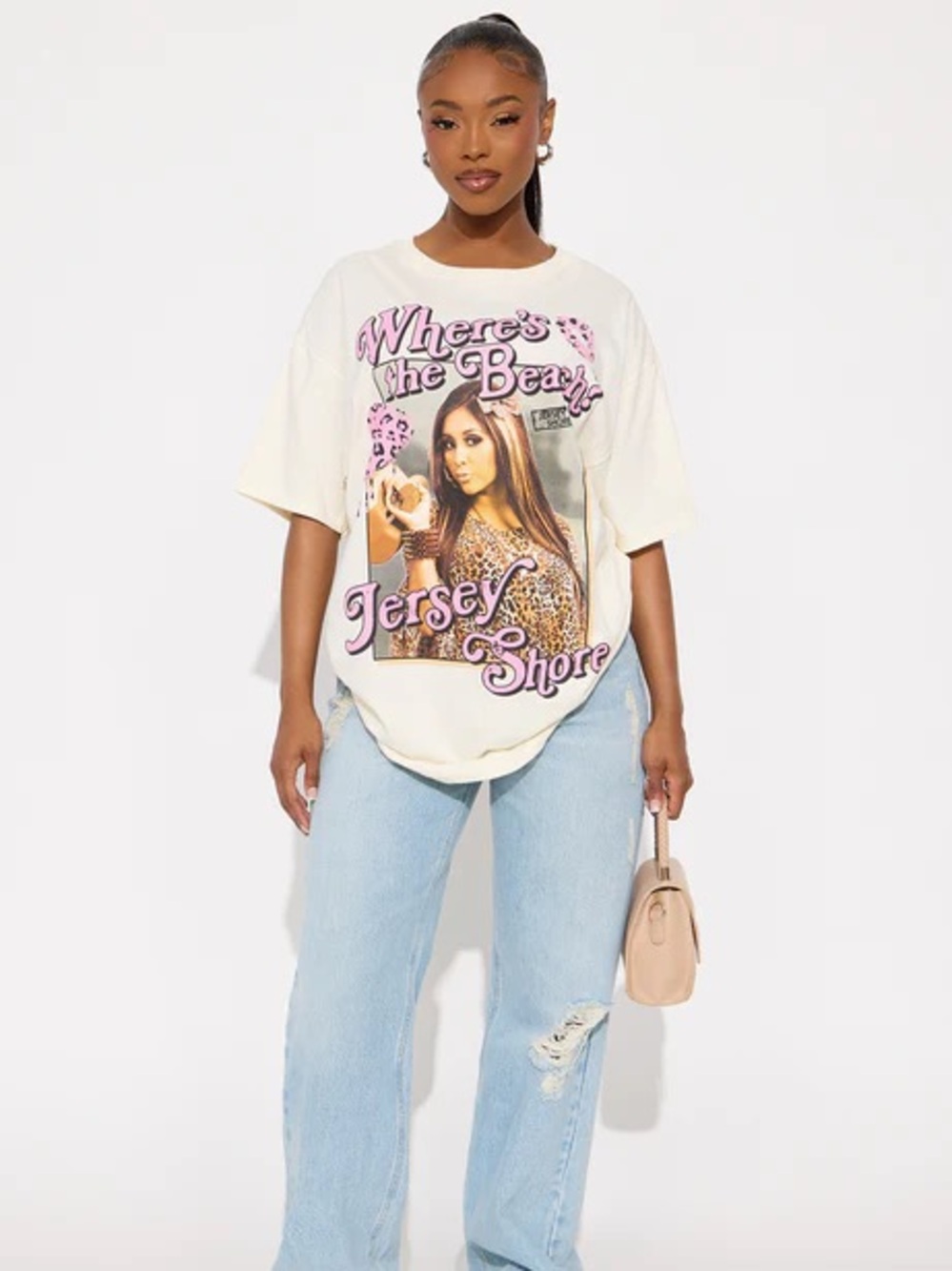 Snooki 'Where's the Beach? Jersey Shore' Graphic Tee